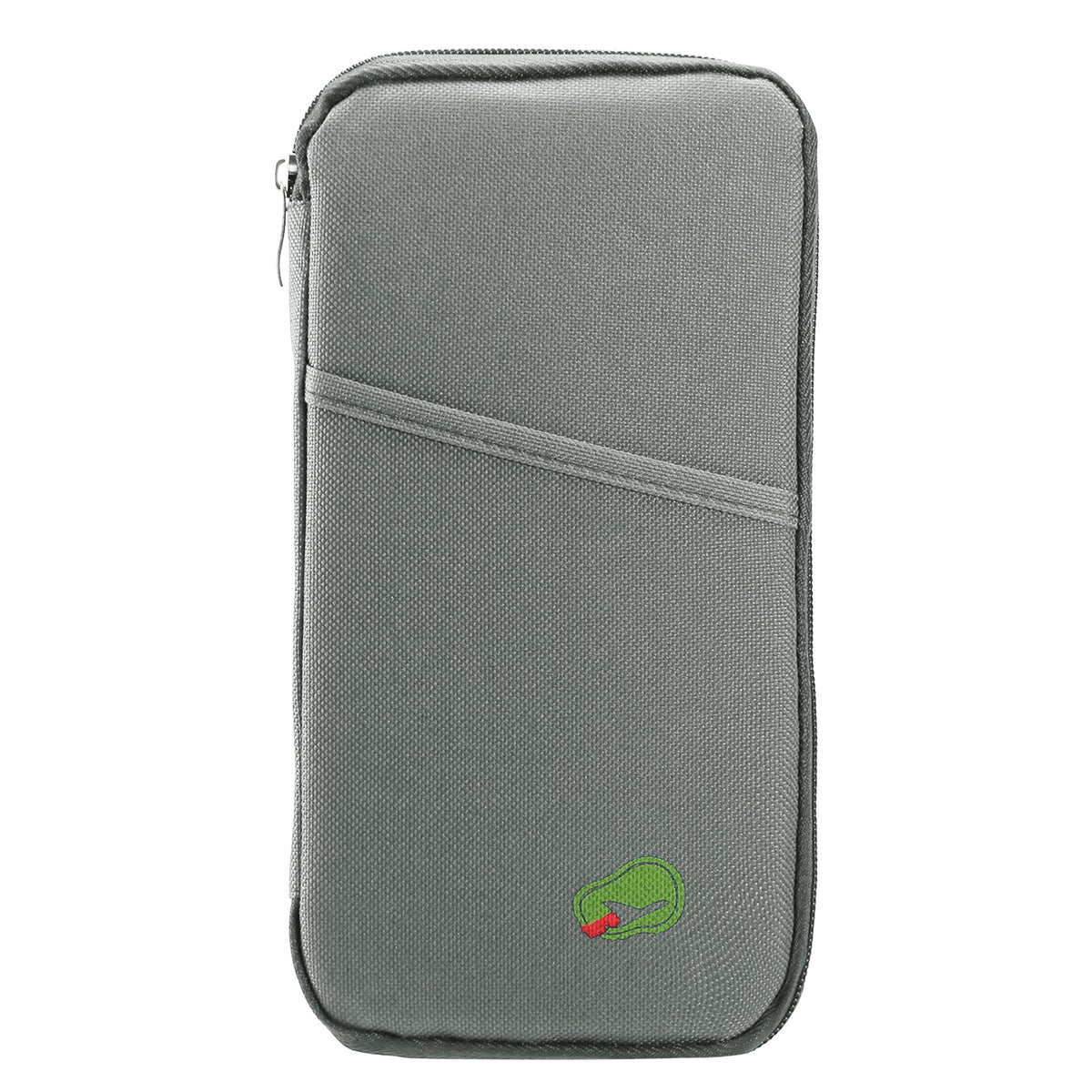 12-Pocket Travel Passport Wallet – Zip Document Organizer