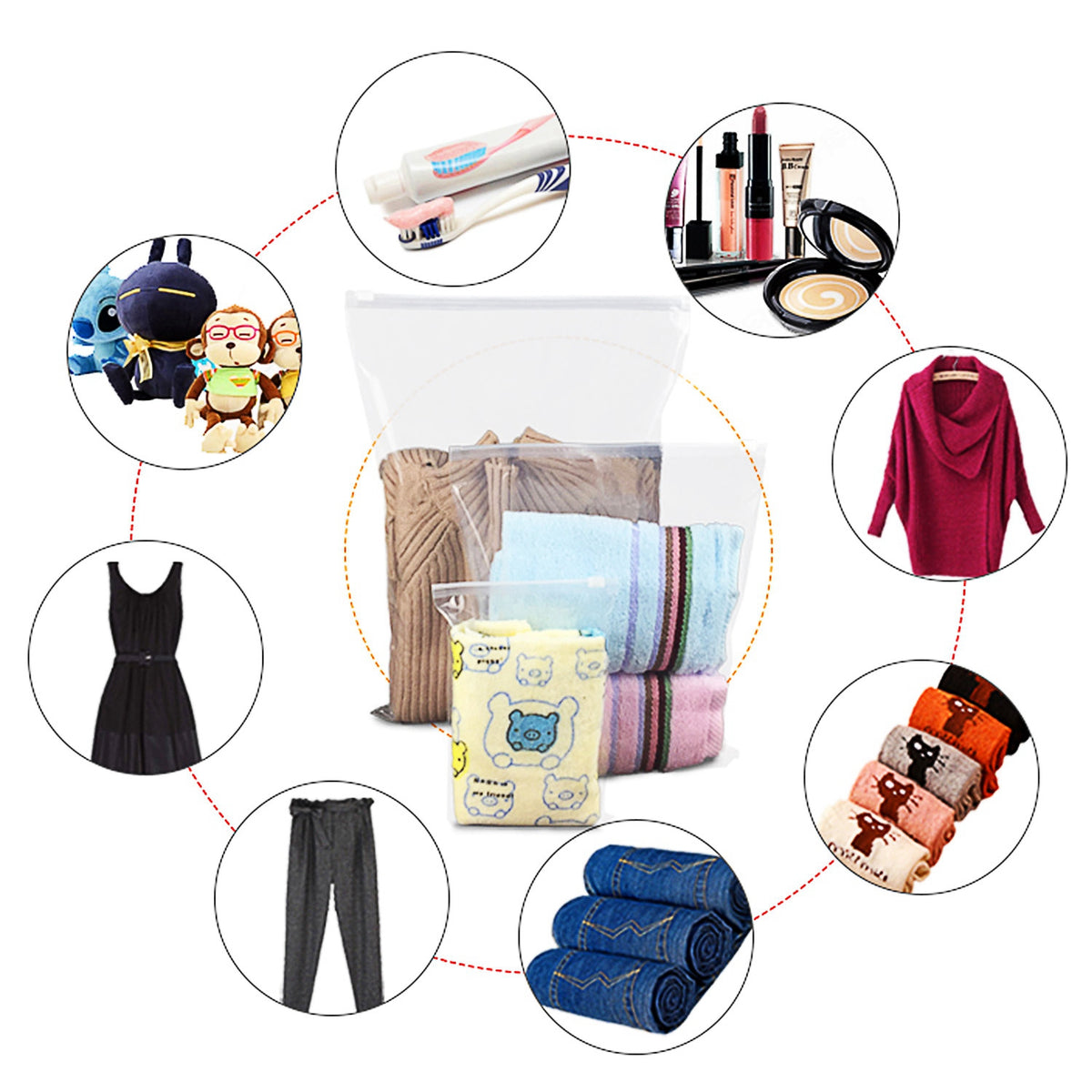 9-Piece Packing Cube Set – Travel Luggage Organizer