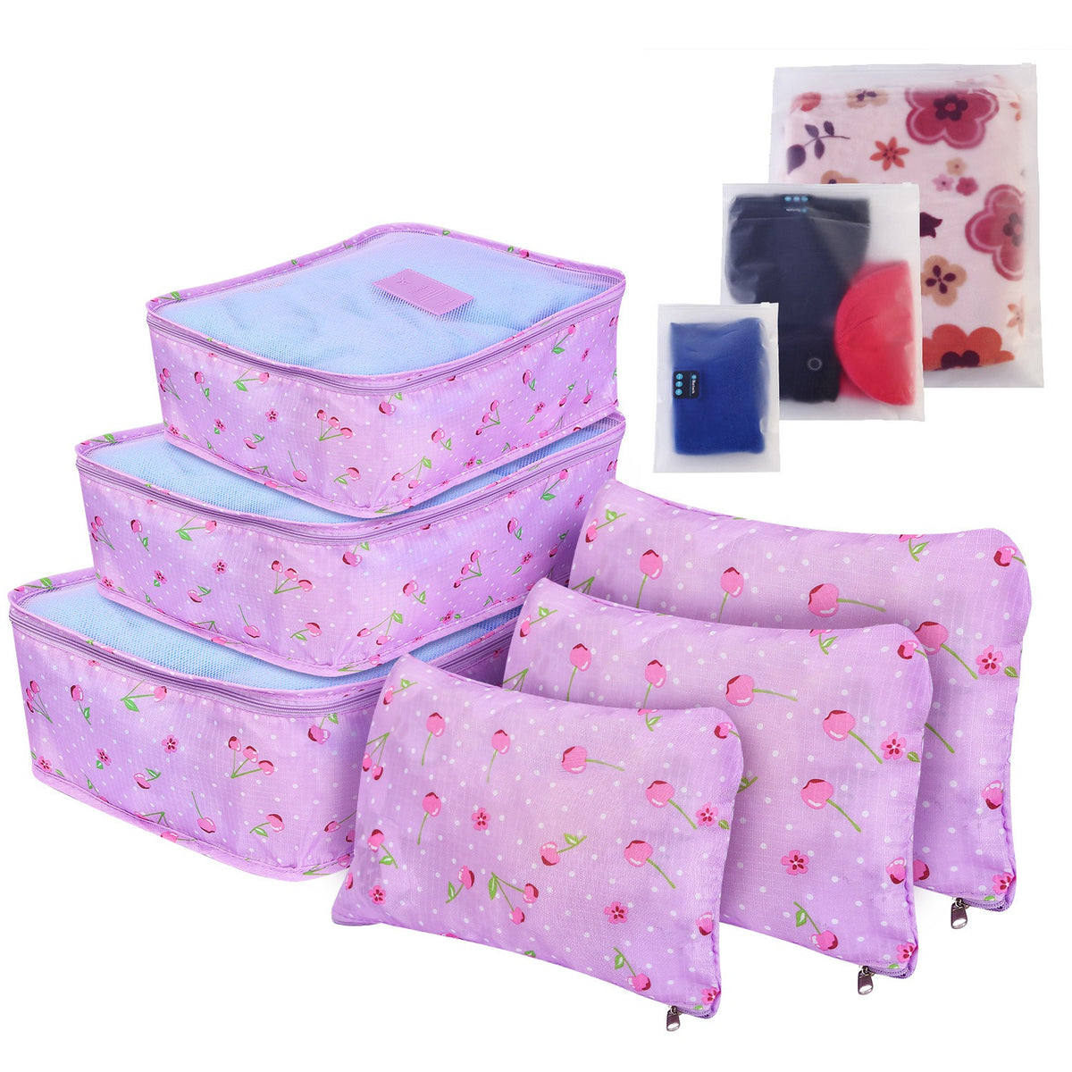 9-Piece Packing Cube Set – Travel Luggage Organizer