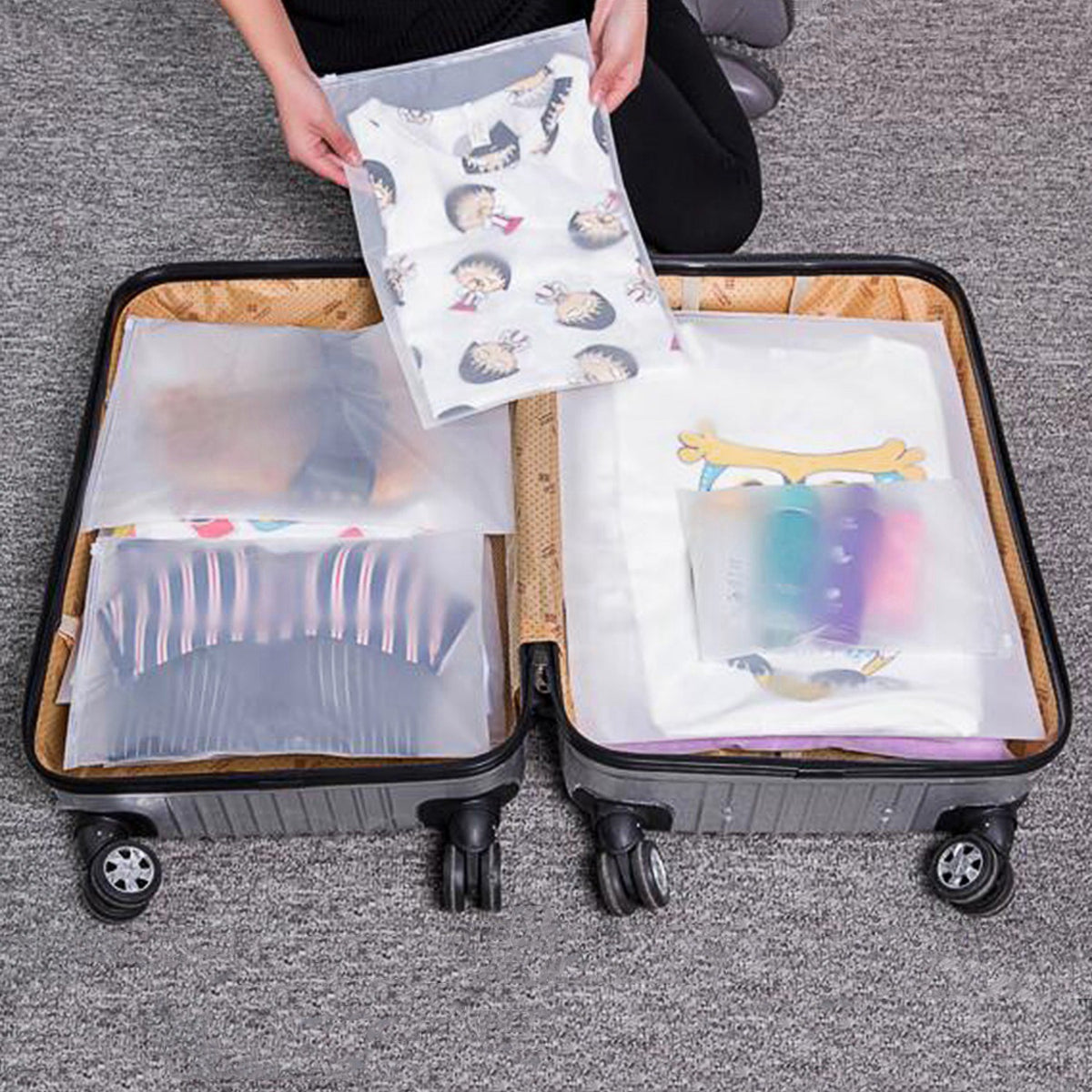 9-Piece Packing Cube Set – Travel Luggage Organizer