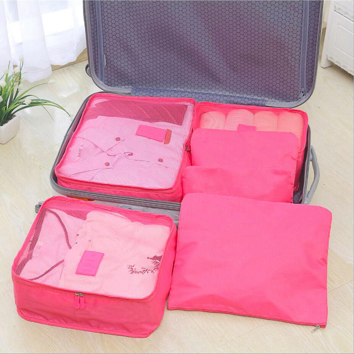 9-Piece Packing Cube Set – Travel Luggage Organizer